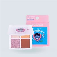 Cathy Doll Kakao Friends Summer Holiday Eye Palette #01 Joyful Peach