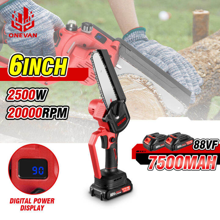 6Inch Electric Saw With Digital Display 3500w for makita Mini Cordless Oil Electric ChainSaw