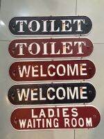 ของแต่งบ้านแต่งร้านตกแต่งพนังลายtoiletลายwelcomeลายlady waiting room