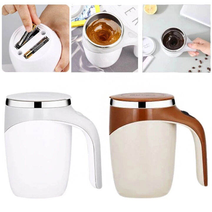 Original 380ml Auto Stirring Mug Stainless Steel 304 Self Coffee Cup