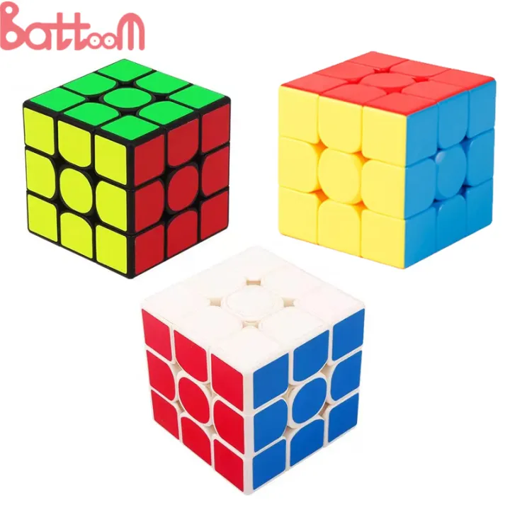 Rubik Magic Cube 3x3 Ultra Smooth Black Sticker Magic Cube Rubiks Cube