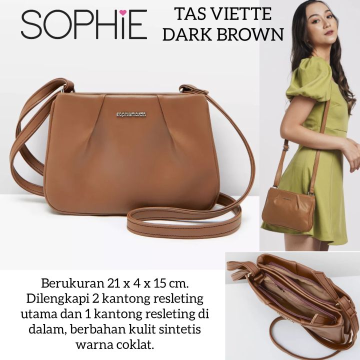 Shoulder Bag for Women in Dark Brown: Sophie