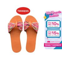 HAVAIANAS รองเท้าผู้หญิง You St. Tropez Mesh Sandals - Coral Spark รุ่น 41458274755ORXX (รองเท้าแตะ รองเท้า รองเท้าแตะหญิง รองเท้าแตะผู้หญิง)