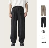 THEBOY-VISCOSE PANTS กางเกงสแลคขายาว