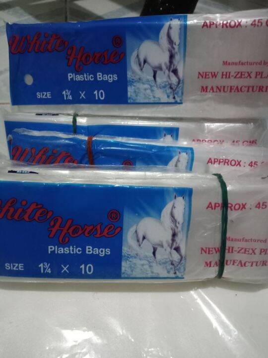 white horse ice candy plastic bag Lazada PH
