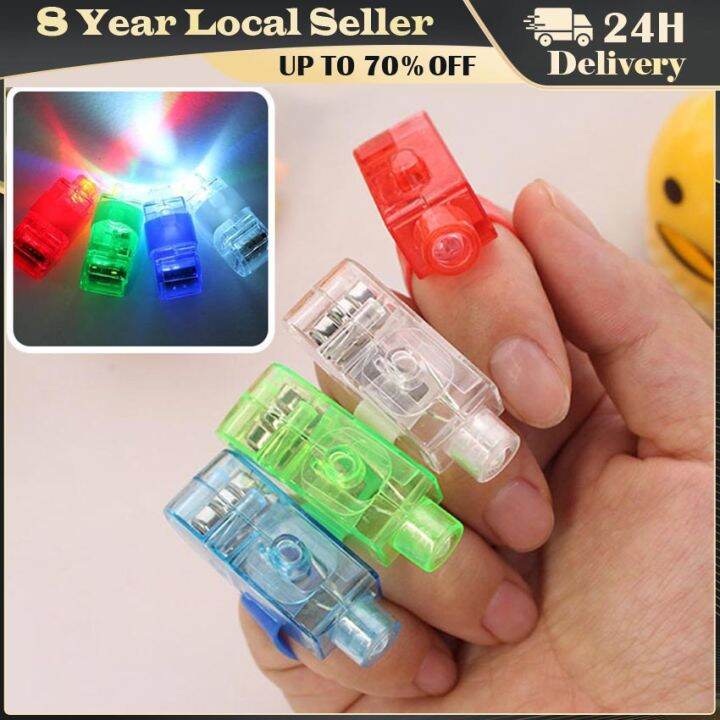 ️【same Day Delivery】【5 Color】led Multicolor Flash Finger Lights Glowing 