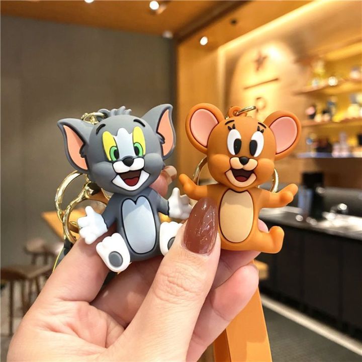 Tom & Jerry Keychain | keyring and bag hanging accessory for women | Car  Keychain, Bike Keychain ,Best For Friends | Pack of 2 | Type-ux3