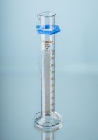 กระบอกตวงแก้วฐานกลม Measuring cylinder with spout&amp;round base,Class A. ( Medilab )ประเทศอิยเดีย