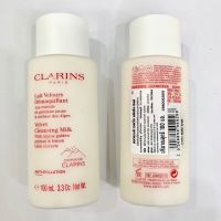 Clarins Velvet Cleansing Milk 100 ml (with Alpine golden gentian&amp;Lemon balm extract ) (1 ชิ้น)