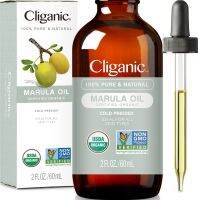 Cliganic Certified Organic100% Pure &amp; Natural Marula Oil 2 fl oz 60 ml น้ำมันมารูล่า มารูลา ออยล์ ออแกรนิก