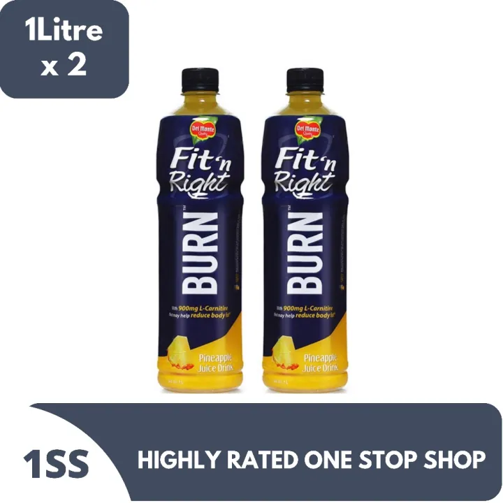 Fit 'n Right Burn Pineapple 1L x 2 | Lazada PH