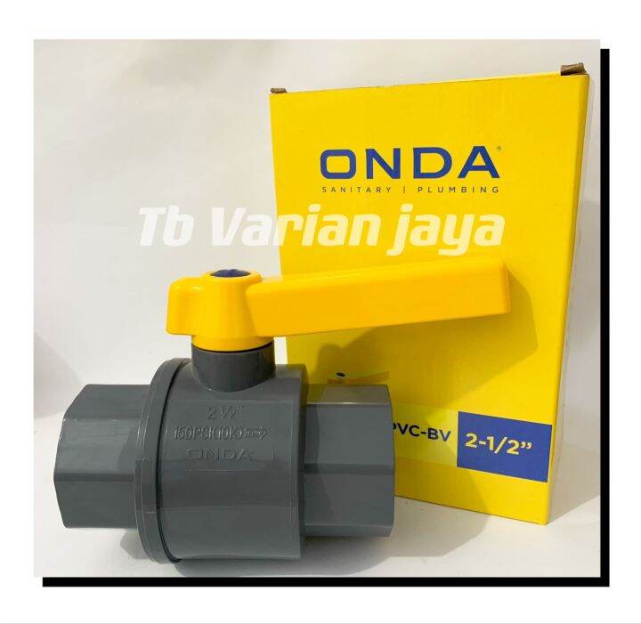 Ball Valve Inch Onda Pvc Stop Kran Ballvalve Stopkran Polos Lazada Indonesia