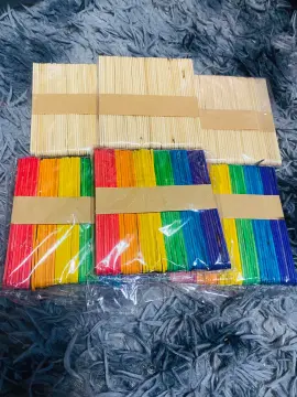 Big Popsicle Sticks Jumbo Popsicle Sticks Big Wooden Popsicle Sticks 50pcs  [Artify]