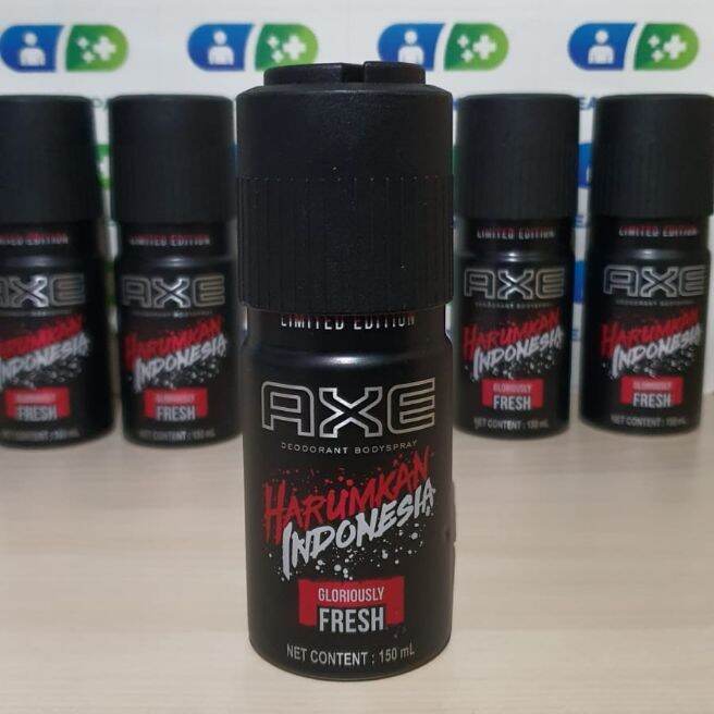 AXE DEODORANT BODY SPRAY MERAH PUTIH 135ml 135 ml HARUMKAN INDONESIA