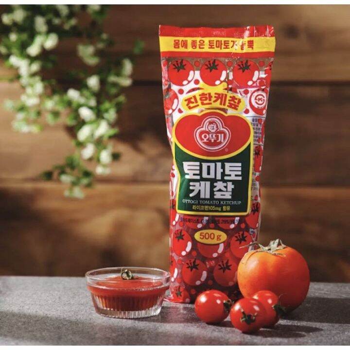 [🚚พร้อมส่ง]Ottogi Tomato Ketchup ซอสมะเขือเทศ 🍅เข้มข้น นำเข้าจากเกาหลี ...