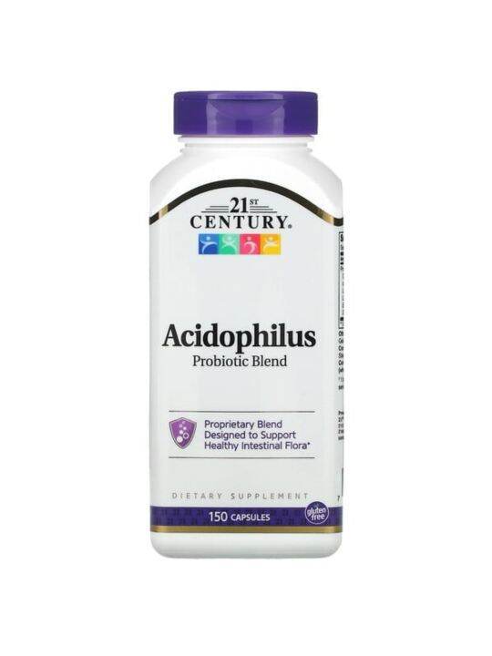 21st Century Acidophilus Probiotic Blend, 150 Capsules | Lazada PH