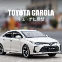 โมเดลรถโลหะผสม Toyota COR จำลองของตั้งโชว์ของขวัญของเล่นเด็กผู้ชายโมเดลรถโมเดลรถโลหะสำหรับเด็ก