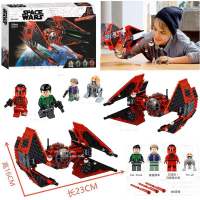 2020 New Products LEGO 75240 Star Wars Crimson Titanium Fighter Boy Building Block Fighter