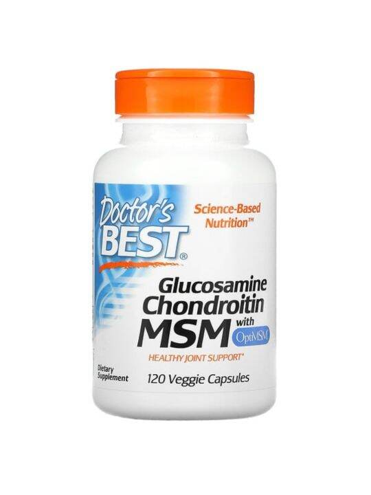 Doctor's Best, Glucosamine Chondroitin MSM with OptiMSM, 120 Veggie Caps Lazada PH