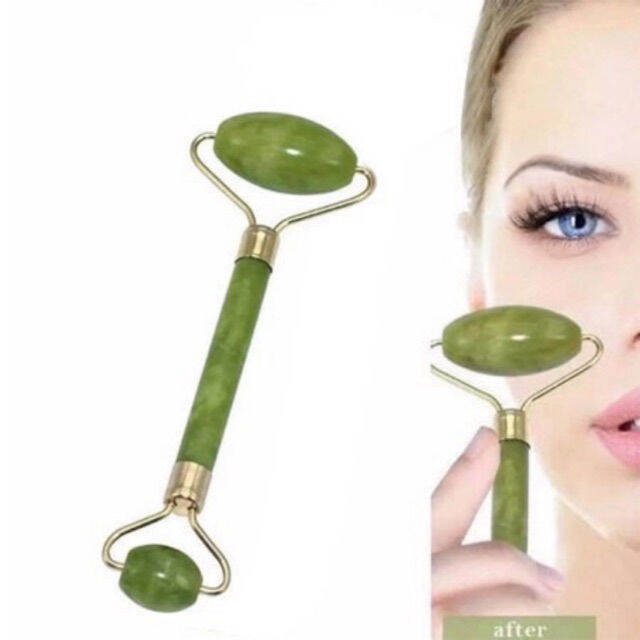 Rp Jade Roller Double Head Face Massager Slimming Facial Lazada Ph