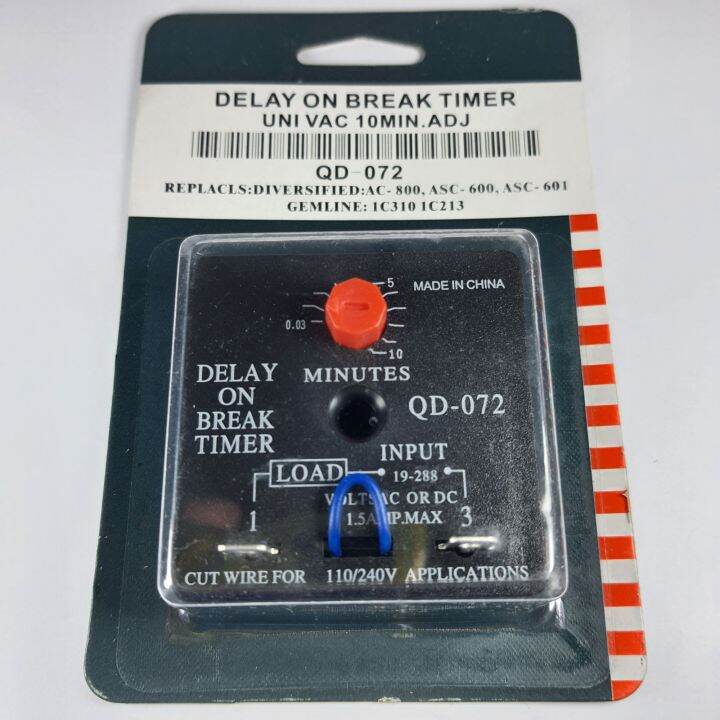 Time Delay / Delay On Break Timer / QD072 / 2wires (For CARRIER