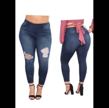 Shop Leggings For Women Plus Size High Waist Cotton with great