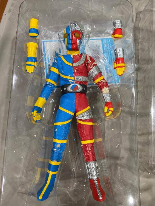 medicom-rah-no-270-vintage-kikaider-deluxe-type-year-2006-โมเดลสมจริง-งานผ้า-คิไคเดอร์-toei-hero