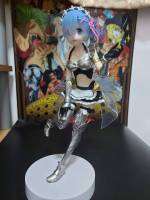 โมเดล rem re-zeroน่ารักๆ งาน maid armor life in a different world from zero ขนาดความสูง 21 cm. ของเเท้