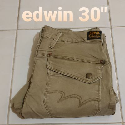 กางเกงคาร์โก้ ยี่ห้อ edwin เอว 30 นิ้ว