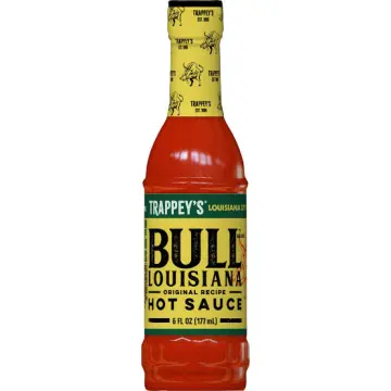 Trappey's Bull Brand Louisiana Hot Sauce, 6 Ounce (Pack of 3)