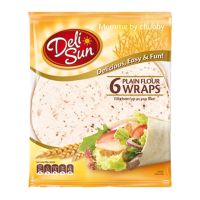 **พร้อมส่ง**
Deli Sun เดลิซัน แผ่นแป้ง แผ่นแป้งตอติญ่า ตอร์ติญ่า แผ่นแป้งพิซซ่า Tortilla wraps แบบดั้งเดิม

** สินค้านำเข้าจากสเปน ?? **