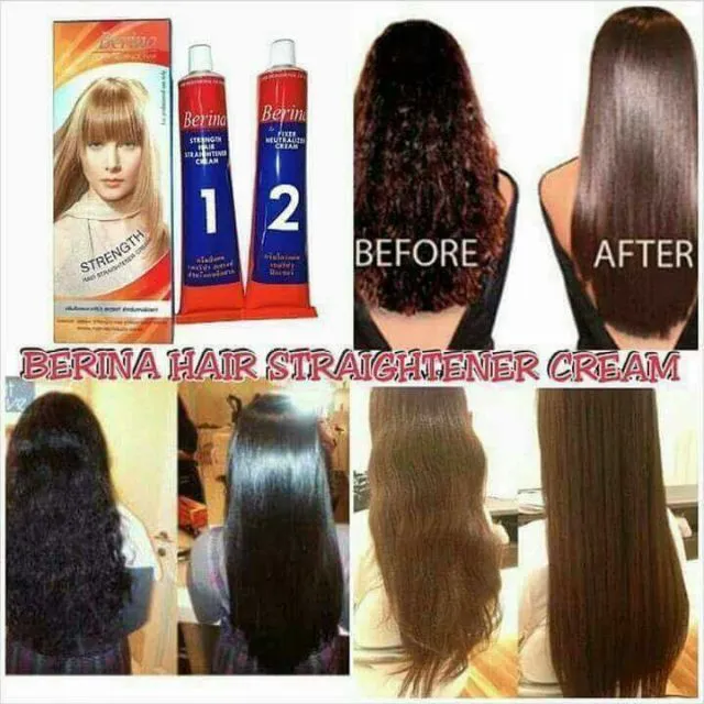 Berina Hair Straight Cream +Free gift💖 | Lazada Berina Hair Straight Cream +Free gift💖 | Lazada