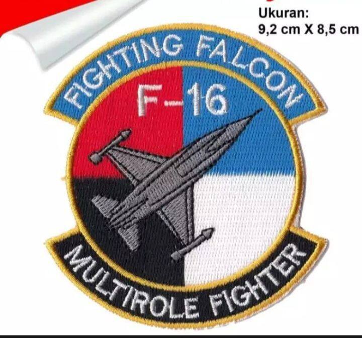 Patch Bordir F 16 / Logo Fighting Falcon | Lazada Indonesia