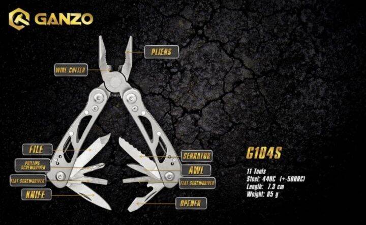 คีม Ganzo G104S ของแท้100% | Lazada.co.th