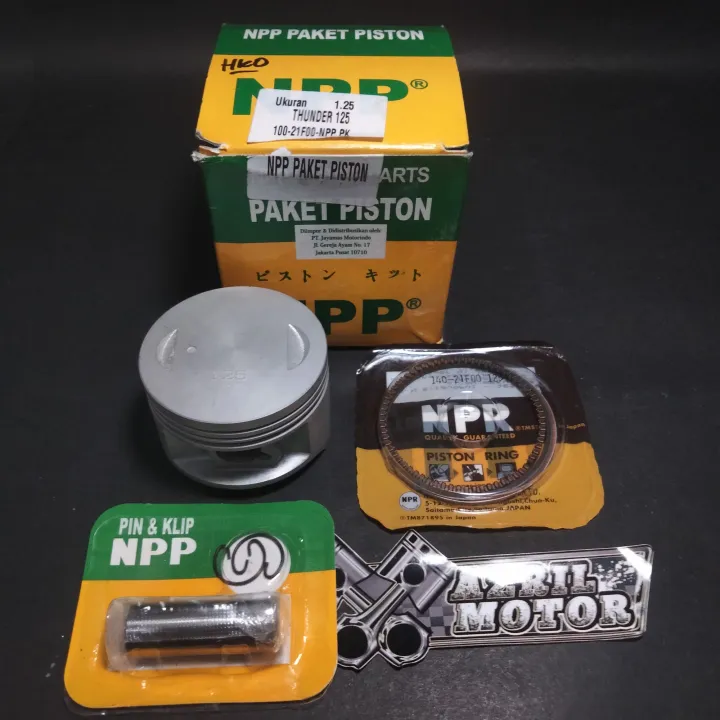 SEHER SET PISTON KIT THUNDER 125 UKURAN STD 25 50 75 100 125 150 175