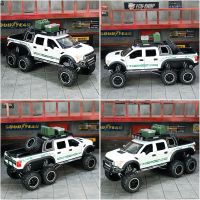 Ford F-150 Velociraptor 6×6  มีเสียงมีไฟ โมเดลเหล็กกะบะฟอร์ด Scale 1:24 โมเดลรถกระบะฟอร์ด 6 ล้อ