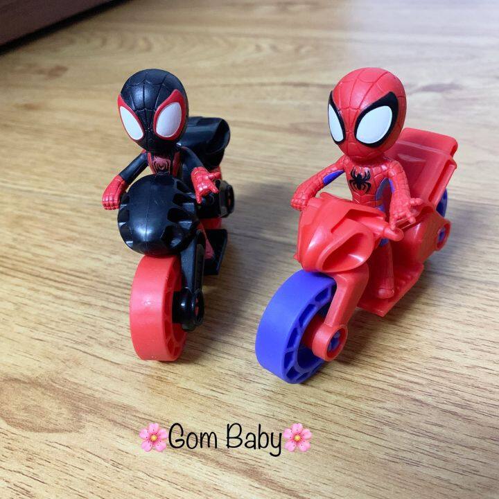 Mô Hình Xe Moto Người Nhện Spiderman Mini 