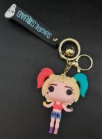 พวงกุญแจการ์ตูนน่ารักพร้อมสายคล้อง keychain พวงกุญแจที่