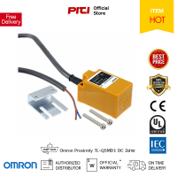 Omron Proximity TL-Q5MD1 เอาท์พุต DC 2สาย, NO แหล่งจ่ายไฟ 12-24VDC สายยาว 2ม. สี่เหลี่ยมจัตุรัส อุปกรณ์ตรวจจับวัตถุออมรอน