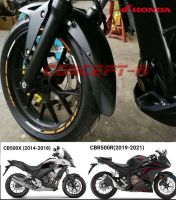 กันดีดบังโคลนหน้า  ตรงรุ่น HONDA CB500X, CB500F/R(ทรงลอนลูกศร)ปี2014-2018