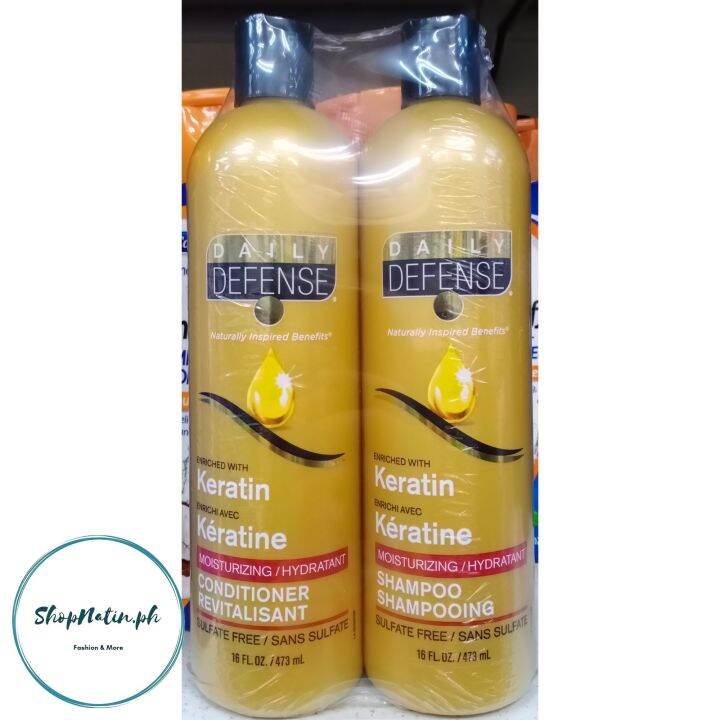 Daily Defense Keratin Conditioner Shampoo Hair Shampoo Condi Keratin