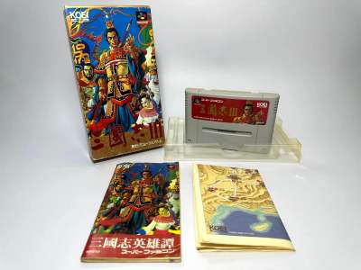 ตลับแท้ Super Famicom (japan)(sfc)  Sangokushi III