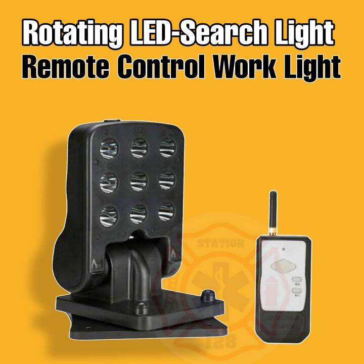 Rotating LEDSearch Light Remote Control Work Light Lazada PH