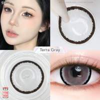 บิ๊กอายแฟชั่น Terra สีเทาและสีน้ำตาล ขนาด 14.8 เลนส์ไฮโดรเจล