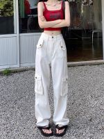 Y2K กางเกงคาร์โก้ cargo pants กางเกงยาว fashion Korea style