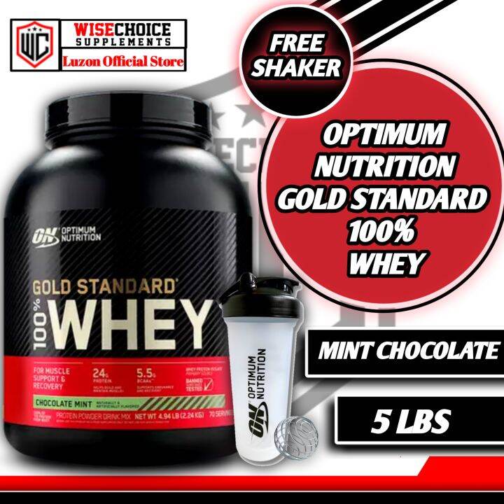 OPTIMUM NUTRITION GOLD STANDARD 100% WHEY 5 LBS CHOCOLATE MINT | Lazada PH