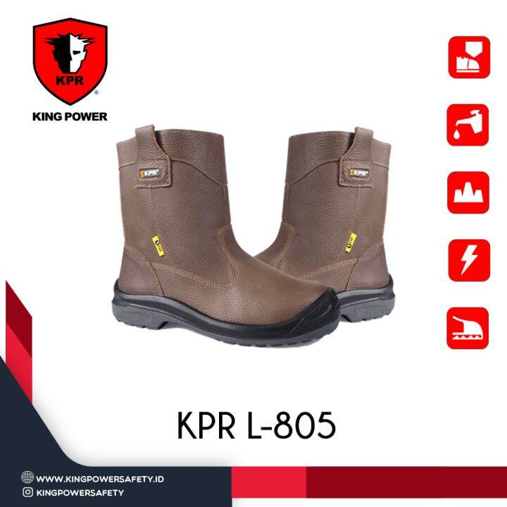 Safety Shoes Boot Kings Power L 805 KPR Kings Luar Import Lazada