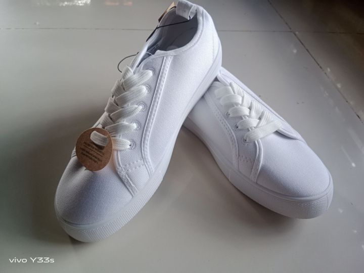 Ardene white lace up sneakers | Lazada PH