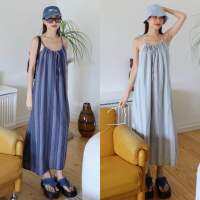 Liny maxi dress??️(450฿ฟรีส่ง) เดรสแมกซี่สายเดี่ยว เนื้อผ้าลายทางน่ารักมากๆค่า ดีเทลรูดผูกโบว์ด้านหน้า ปรับได้ตามใจชอบเลยค่า ทรงสวย งานดีมีซับใน ไม่บาง พริ้วใส่สบาย ชุดเดียวเอาอยู่ค่าา