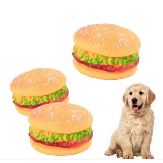 Squeeky Burger Dog Toy | Lazada PH